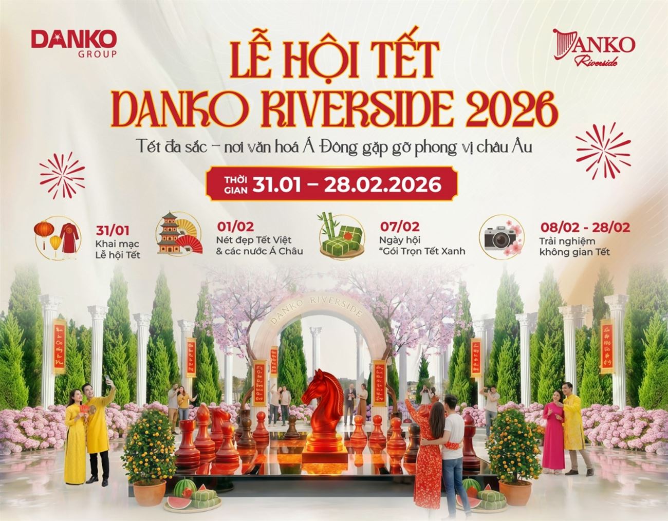 Lễ hội Tết Danko Riverside - Nơi Tết truyền thống được nâng niu giữa không gian đô thị hiện đại